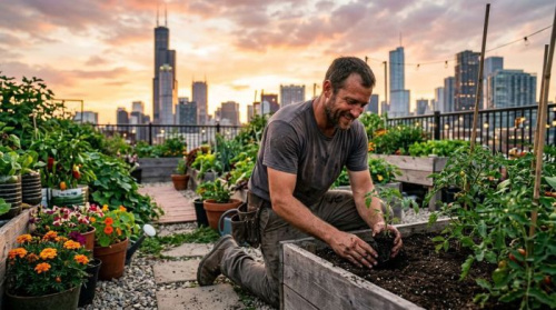 The Rooftop Garden: How One Man's Broken Heart Grew a Community