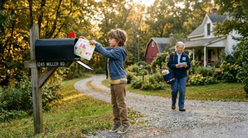 The Drawings in the Mailbox: What a Little Boy Never Knew About the Woman Who Delivered His Mail