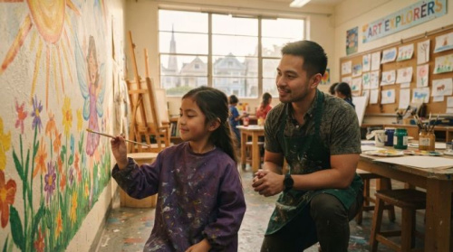 The Colors She Couldn't Speak: How an Art Teacher and a Silent Girl Found Each Other