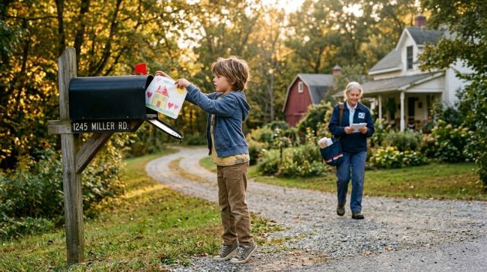 The Drawings in the Mailbox: What a Little Boy Never Knew About the Woman Who Delivered His Mail