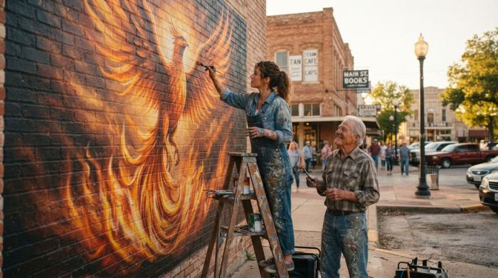 The Mural on Main Street: How a Broken Heart and a Paintbrush Saved a Dying Texas Town